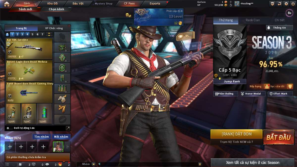 shop acc cf uy tin gia re